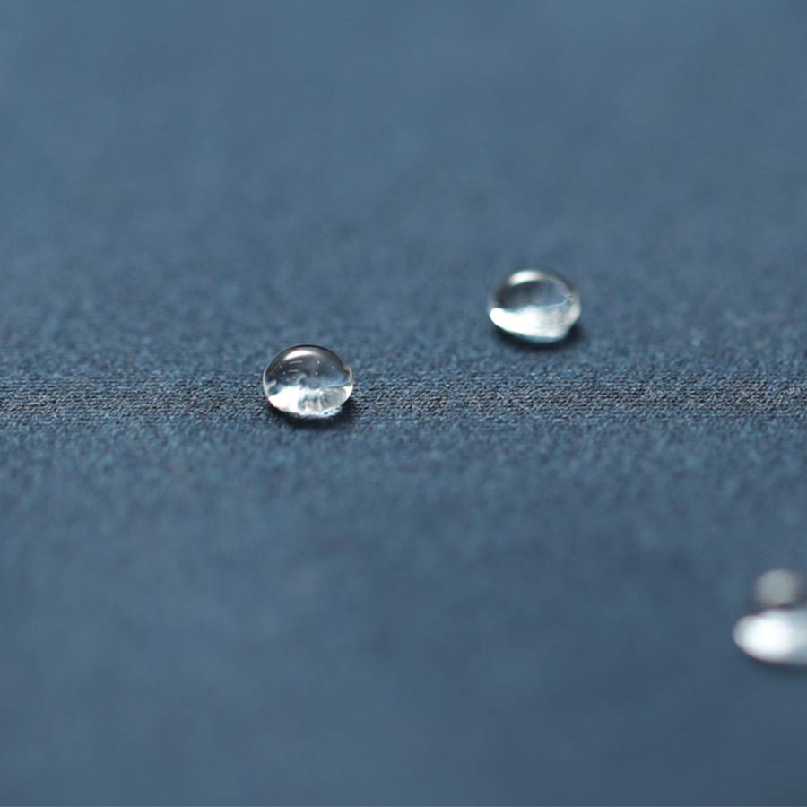 FLUORINE-FREE, WATER REPELLENT FINISH